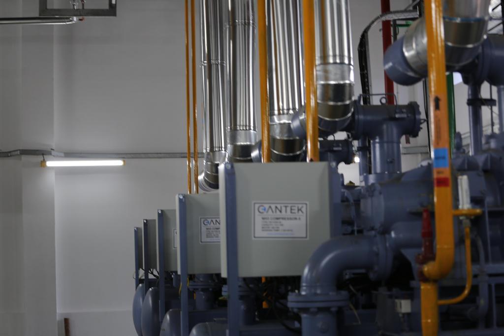 Industrial refrigeration compressor plant at Cold Solutions Kenya